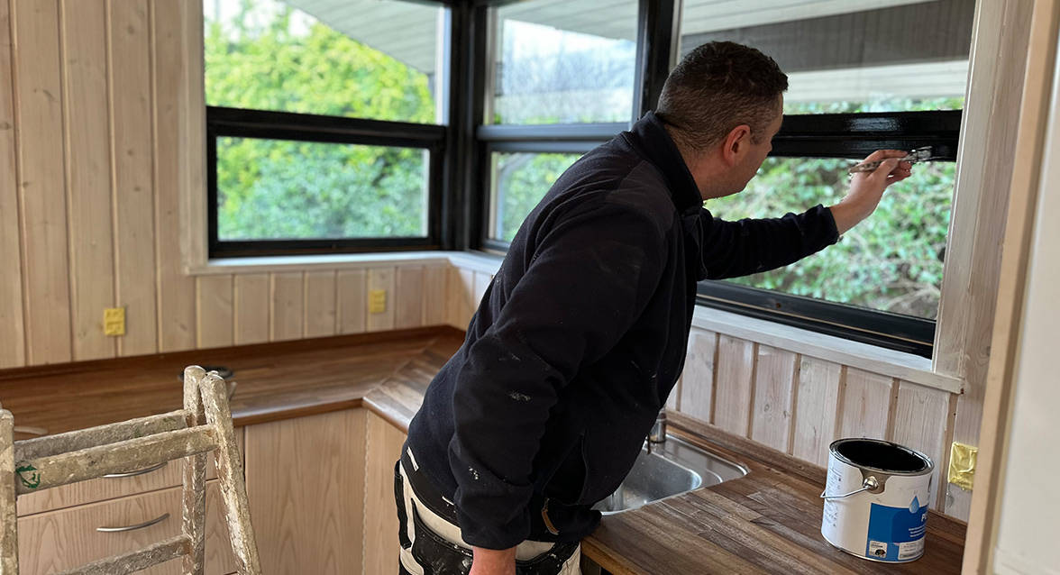 maling af vinduer indvendigt
